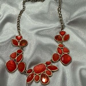 2 Lovely Coral with gold necklaces